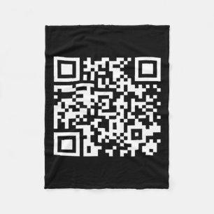Cobertor De Velo Funny Qr Presidente Trump Dance Code 2025