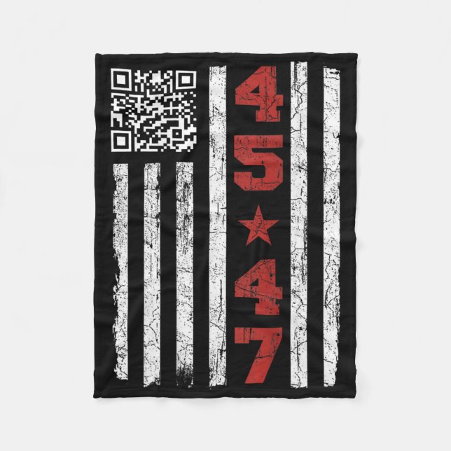Cobertor De Velo Funny Qr Presidente Trump Dance Code Trump 4547 (e (Frente)