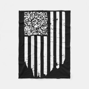 Cobertor De Velo Funny Qr Scan Code Presidente Trump 4547 Trump Dan