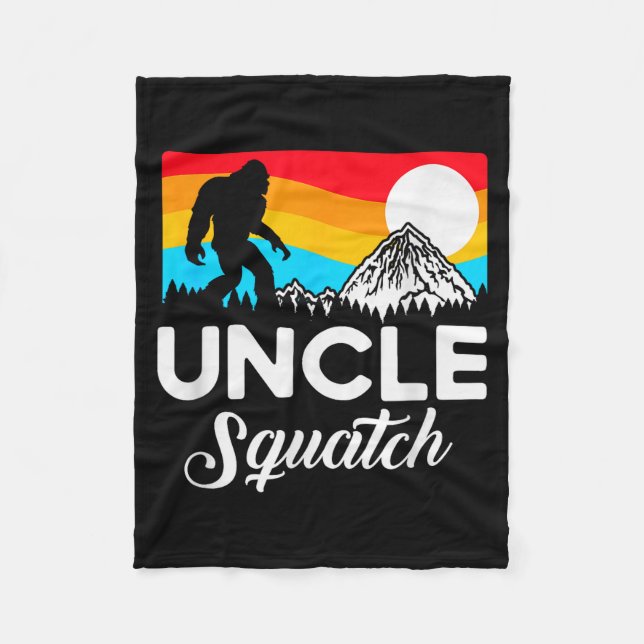 Cobertor De Velo Funny Quote Uncle Bigfoot Squatch  (Frente)