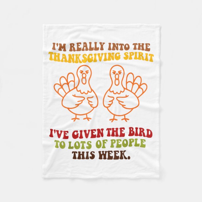 Cobertor De Velo Funny Sarcastic Novelty Tee I've Given The Bird Me (Frente)