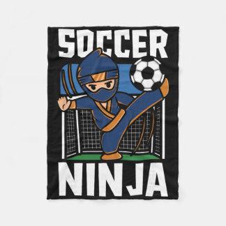 Cobertor De Velo Funny Soccer Ninja Player Footbyll Lover Warrior T