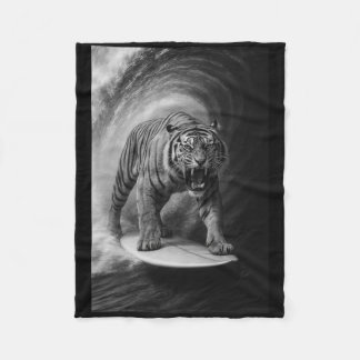 Cobertor De Velo Funny Surfing Bigfoot Sea Selfie On Surfboard Safa