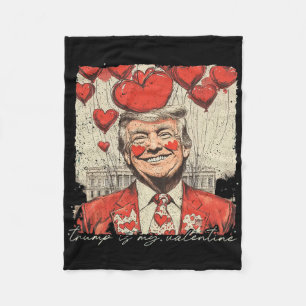 Cobertor De Velo Funny Trump É Meu Namorado Suéteres Feios Trump Va