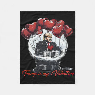 Cobertor De Velo Funny Trump É Meu Namorado Suéteres Feios Trump Va