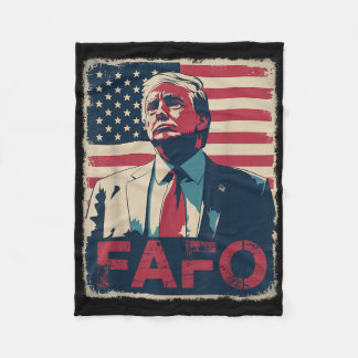 Cobertor De Velo Funny Trump Fafo F Por Aí Descubra O Sinalizador R