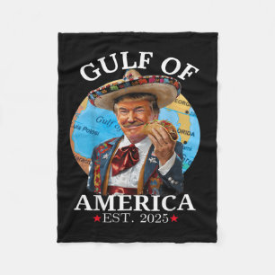 Cobertor De Velo Funny Trump Golfo Da América Dos Eua 2025 Trump