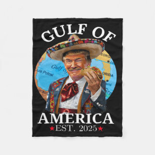 Cobertor De Velo Funny Trump Golfo Dos Eua América 2025 Trump Merch