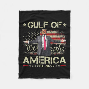 Cobertor De Velo Funny Trump Golfo Of Us America Est 2025 Eua