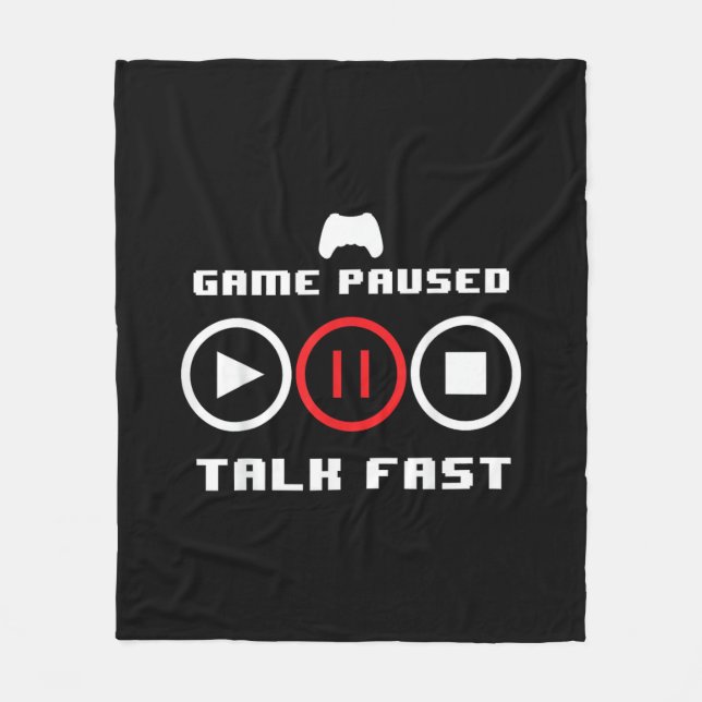 Cobertor De Velo Funny Video Game Design For Men Women Video Gaming (Frente)