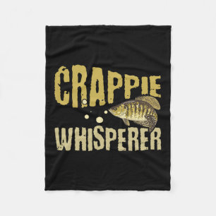 Cobertor De Velo Funny Vintage Crappie Whisperer Fisheries
