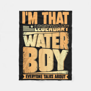 Cobertor De Velo Funny Waterboy Futebol Team Manager Hydration Spe