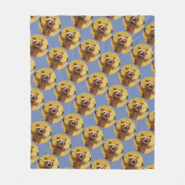 Cobertor De Velo Furiously feliz snuggled com