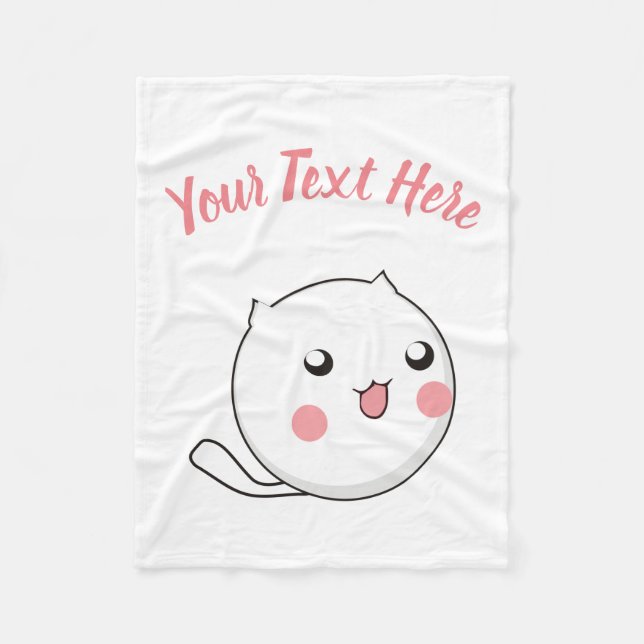 Cobertor De Velo Furry Ball of Kitten Love (Frente)