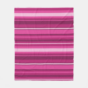 Cobertor De Velo Fuschia stripes