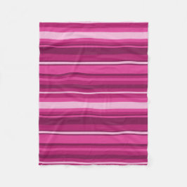 Cobertor De Velo Fuschia stripes