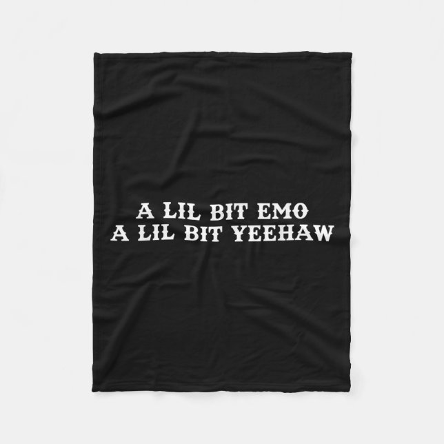 Cobertor De Velo Fusion Of Two Styles, Cowboy, Ranch, Emo, Yeehaw  (Frente)