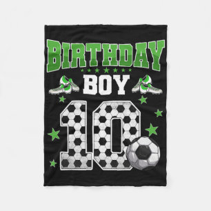 Cobertor De Velo Futebol 10º Aniversário Menino de 10 Anos Esporte