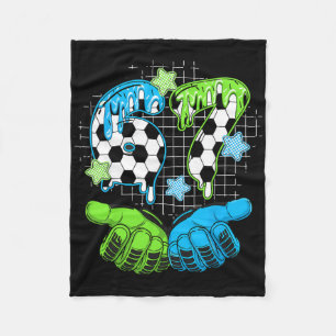 Cobertor De Velo Futebol 67 Seis Sete Funny Gen Alpha Meme Drip _1