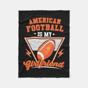 Cobertor De Velo Futebol Americano é meu Namorada