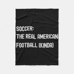 Cobertor De Velo Futebol Americano Fã Engraçado Jogar Jogo Piada