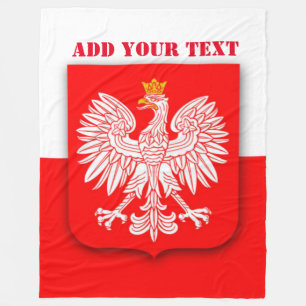 Cobertor De Velo Futebol de 2022 - Polônia Flag World Cup Polska