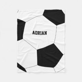Cobertor De Velo Futebol de bola de futebol personalizado