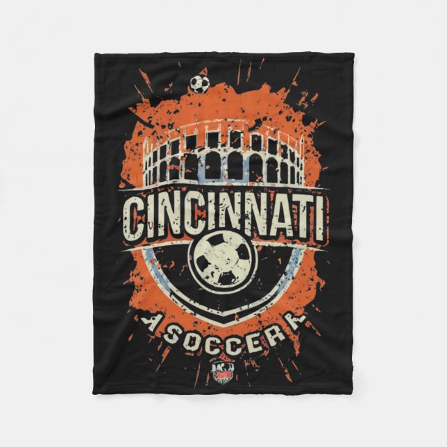 Cobertor De Velo Futebol de Cincinnati (Frente)