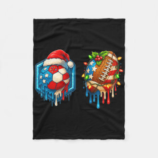 Cobertor De Velo Futebol de Natal Chuteira Gotejamento Bandeira dos