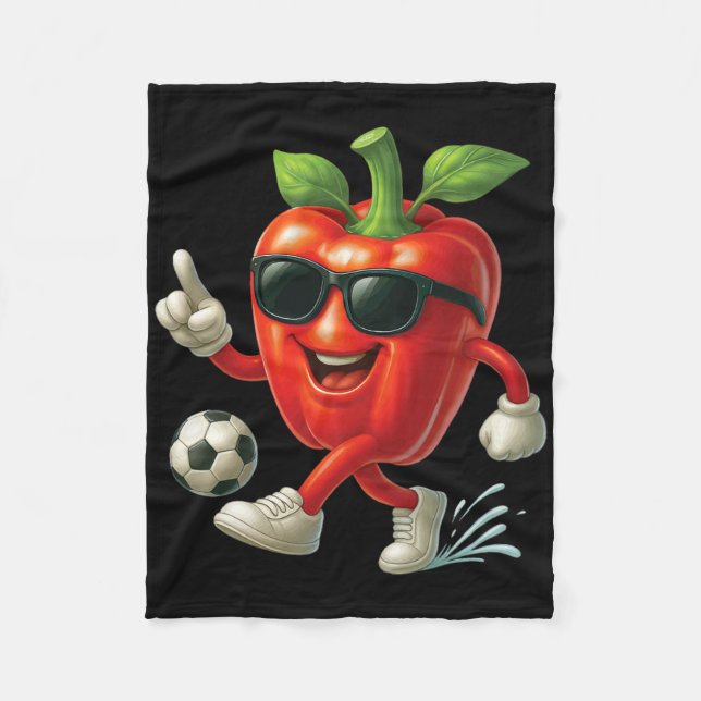 Cobertor De Velo Futebol de Pimentão (Frente)