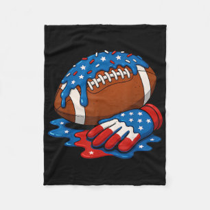 Cobertor De Velo Futebol Drip Wr Lineman Qb Rb Db Sorvete 4 De