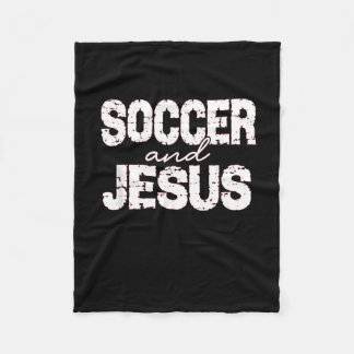 Cobertor De Velo Futebol E Jesus Ditados Cristãos Bíblia