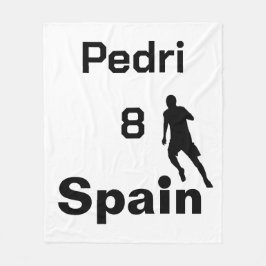 Cobertor De Velo Futebol espanhol personalizável