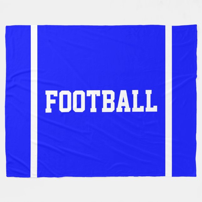 Cobertor De Velo FUTEBOL Faixa de Fim de Zona com Texto Branco (Frente (Horizontal))