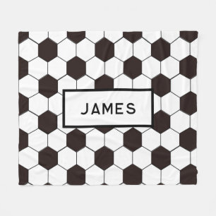 Cobertor De Velo Futebol infantil Padrão de futebol Aniversário do