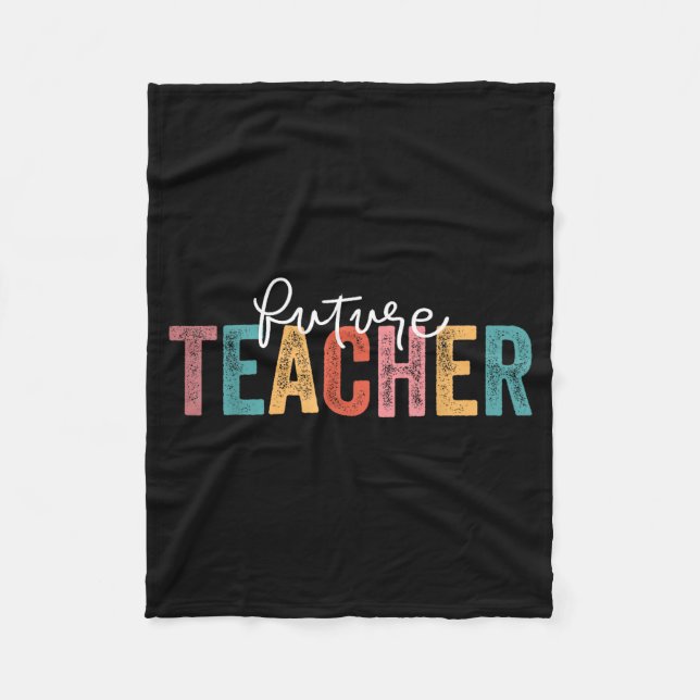 Cobertor De Velo Future Teacher Student Teaching School Teacher In  (Frente)