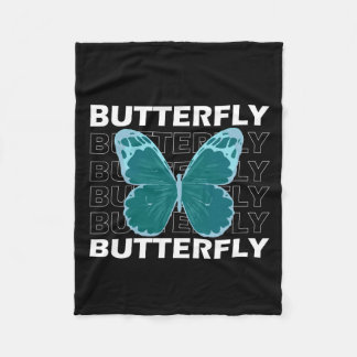 Cobertor De Velo futurística-borboleta-ilustração-t-shirt-design-v