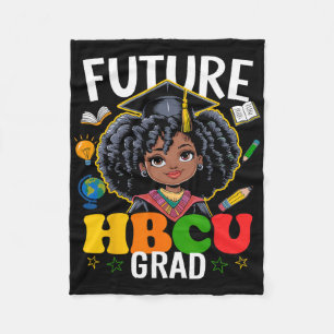 Cobertor De Velo Futuro Formando Hbcu Afro Crianças História Negra