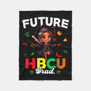 Cobertor De Velo Futuro Graduado Hbcu Mês da História Negra Faculda