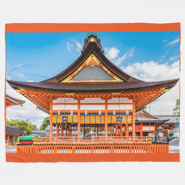 Cobertor De Velo Gai-Haiden, santuário de Fushimi Inari-Taisha, Kyo (Frente (Horizontal))