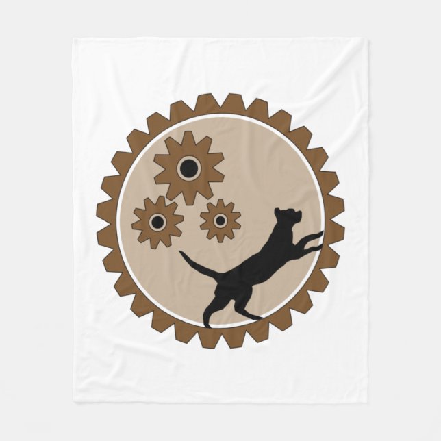 Cobertor De Velo gaiola movida a cães com rodas (Frente)