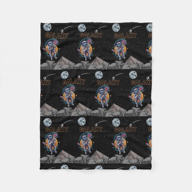 COBERTOR DE VELO GALÁXIA, AQUI ESTAMOS Y NO NOS VAMOS (Frente)