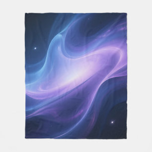 Cobertor De Velo Galáxia Espiral Nebulosa Cósmica Abstrata