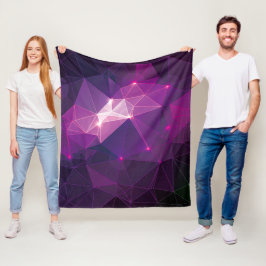 Cobertor De Velo Galáxia roxa