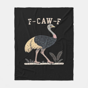 Cobertor De Velo Galinha F-Caw-F Estranha F-Caw-F Galo Ave Corvo Cl