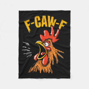 Cobertor De Velo Galinha F-caw-f Vintage F-caw-f Galinha Engraçada