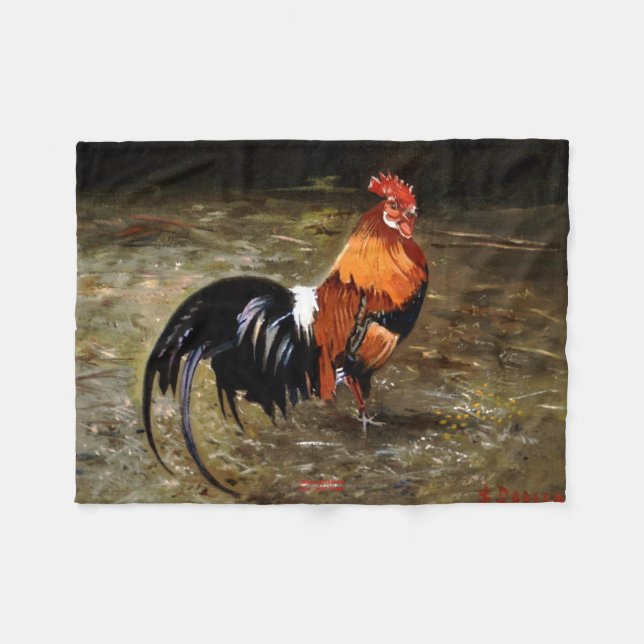 Cobertor De Velo Gallo/Galo/Rooster (Frente (Horizontal))