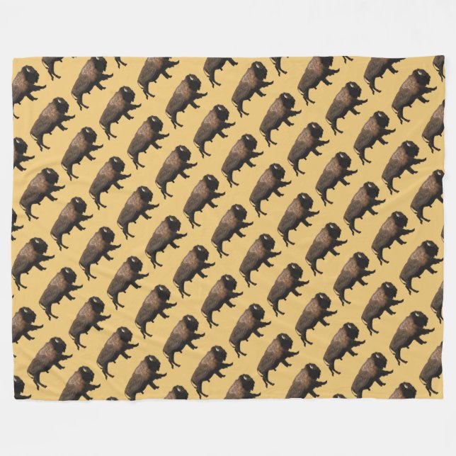 Cobertor De Velo Galloping Bison (Frente (Horizontal))