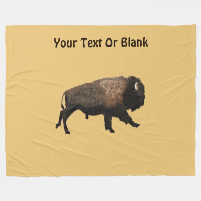 Cobertor De Velo Galloping Bison (Frente (Horizontal))
