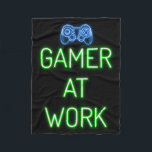 Cobertor De Velo Gamer Gift | Gamer At Work<br><div class="desc">Gamer Gift | Gamer At Work</div>